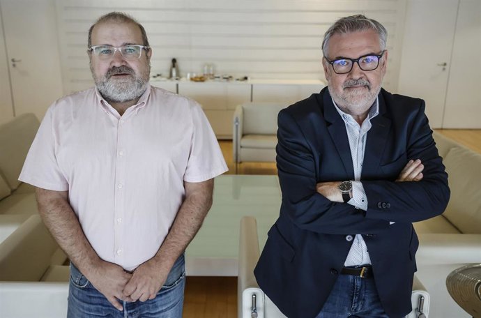 El director artístico de Les Arts, Jesús Iglesias Noriega, y el director general de la Fundación de Les Arts, Jorge Culla.