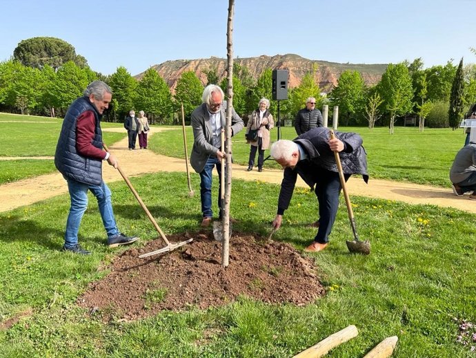 El Bosque de la Danza dispone desde hoy de 12 nuevos árboles