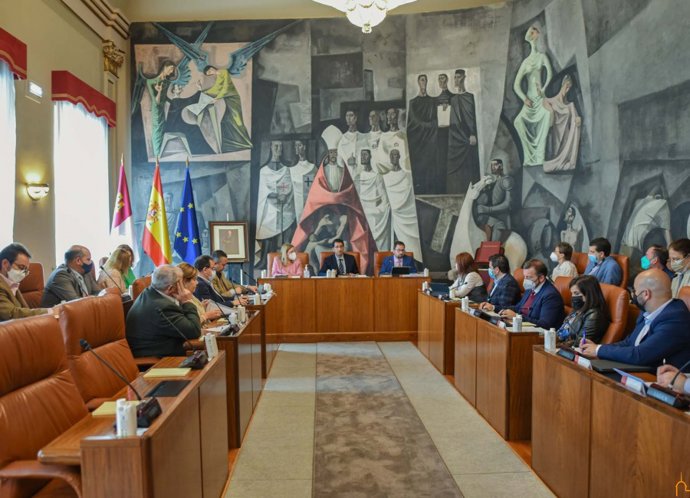 Pleno en la Diputación de Ciudad Real.