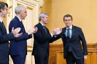 Feijóo, en su adiós institucional: "No puedo compartir que en España es imposible lo que sí fue posible en Galicia"