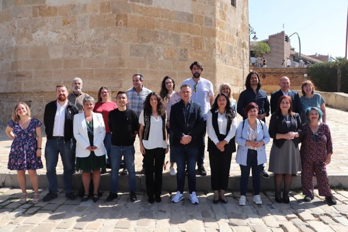 Imagen de este viernes de la presentación en Sevilla del equipo de la candidatura de Juan Antonio Delgado a las primarias de Podemos.