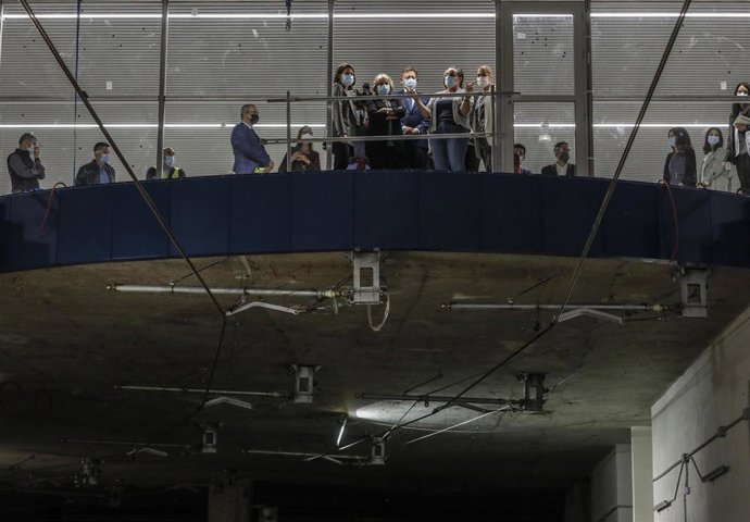 Archivo - Visita a las obras de la Línea 10 de Metrovalencia