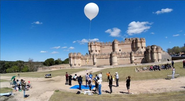 Globo sonda lanzado en Las Rzas