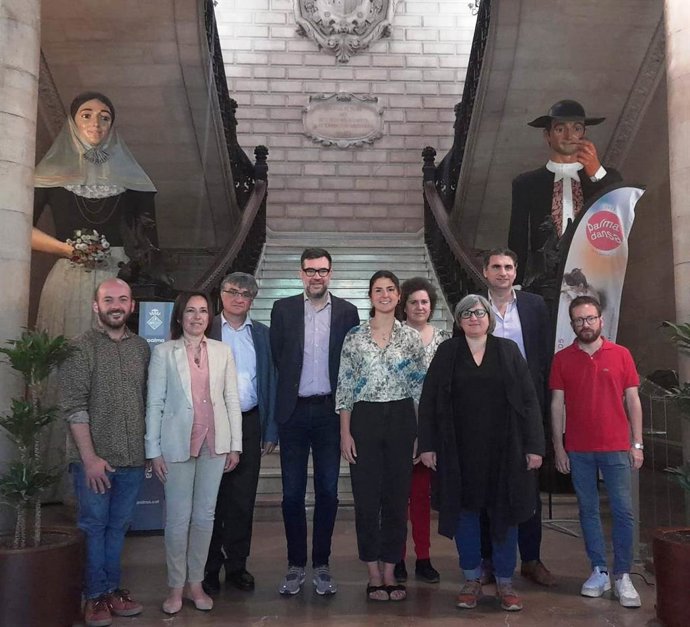 Imagen del acto de este viernes en el Ayuntamiento de Palma con motivo del Día Internacional de la Danza.