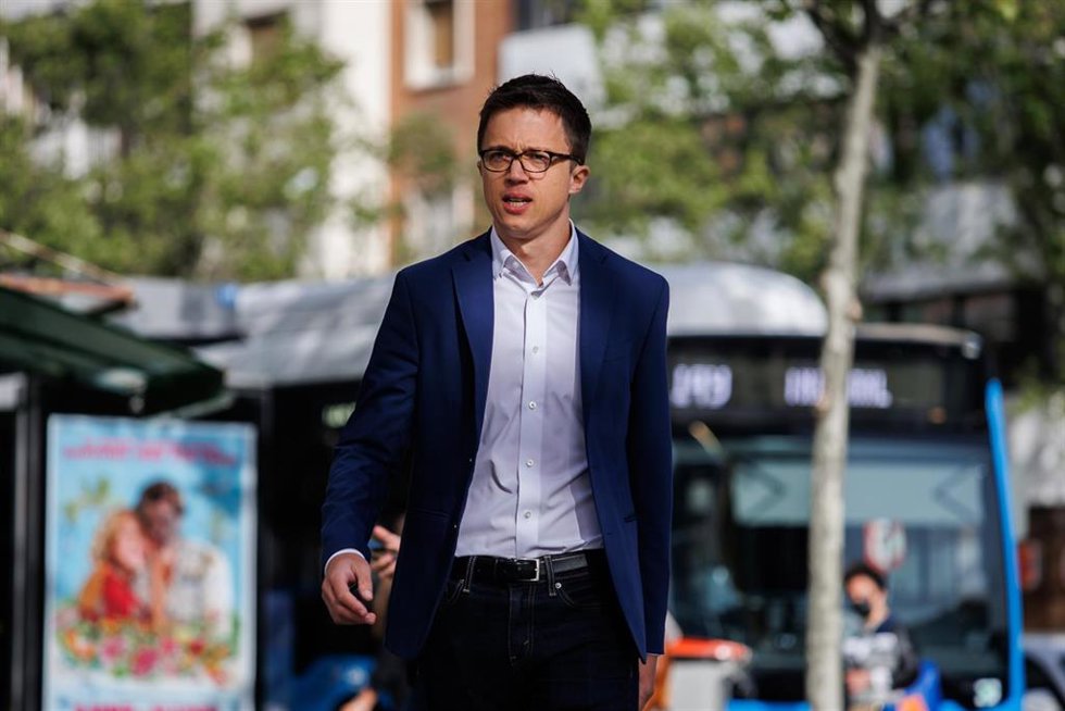 El diputado de Más País Íñigo Errejón, a su llegada a los Juzgados de Plaza de Castilla para ser juzgado por un delito leve de maltrato por la presunta patada a un vecino de Lavapiés.
