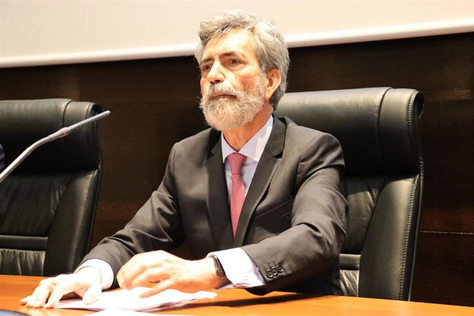 El presidente del TS y el CGPJ, Carlos Lesmes.