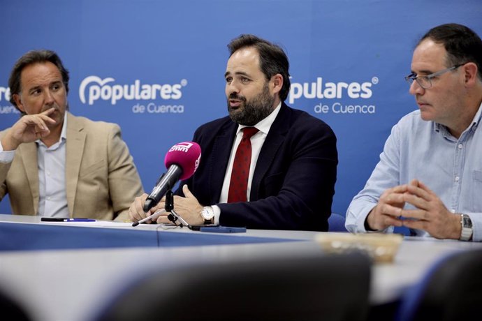 El presidente del PP Paco Núñez en Cuenca