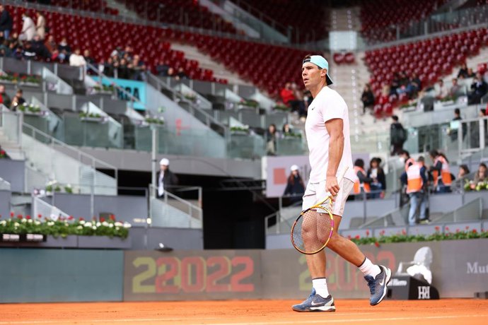 Rafael Nadal en el Mutua Madrid Open