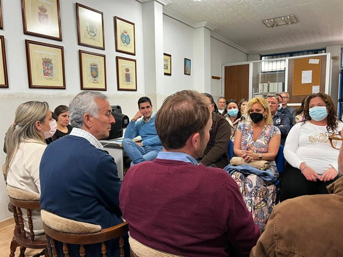Reunión de los populares en Martos