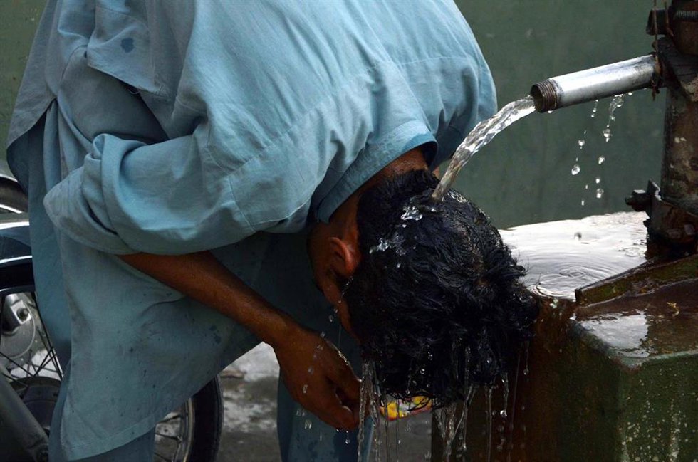 Imagen de archivo de una ola de calor en Pakistán