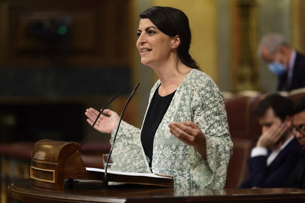 La portavoz de VOX en el Congreso, Macarena Olona