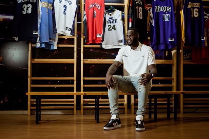 El jugador de Houston Rockets Usman Garuba.