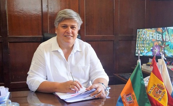 La alcaldesa de Los Llanos de Aridane, Noelia García Leal