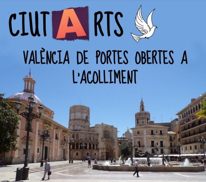 Cartel de 'Ciutarts: Valencia, de puertas abiertas al acogimiento'