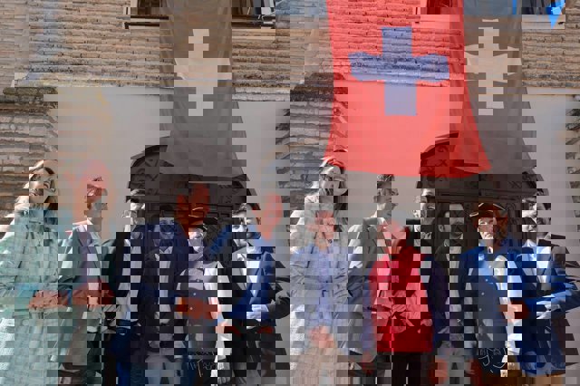 El vicepresidente de la Junta de Andalucía y consejero de Turismo, Regeneración, Justicia y Administración Local, Juan Marín, en las II jornadas 'Los pueblos colonos de Carlos III'