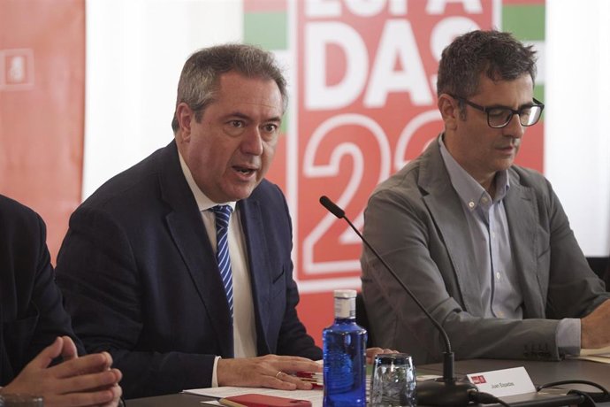 El secretario general del PSOE-A y candidato a la Junta de Andalucía, Juan Espadas, en una imagen de archivo