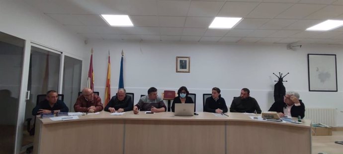Pleno del Ayuntamiento de Villar de Cañas.