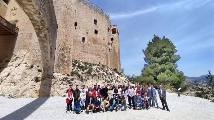 Nuevas Generaciones de Almería en el castillo de Vélez Blanco