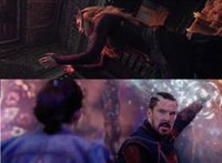 Filtración masiva de Doctor Strange 2 de Marvel revela el terrible estado de Bruja Escarlata (Wanda)