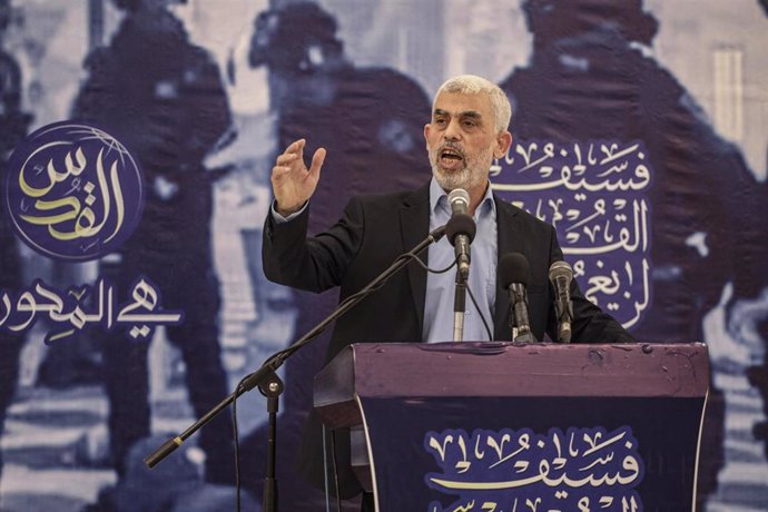 El líder de Hamás en la Franja de Gaza, Yahya Sinwar