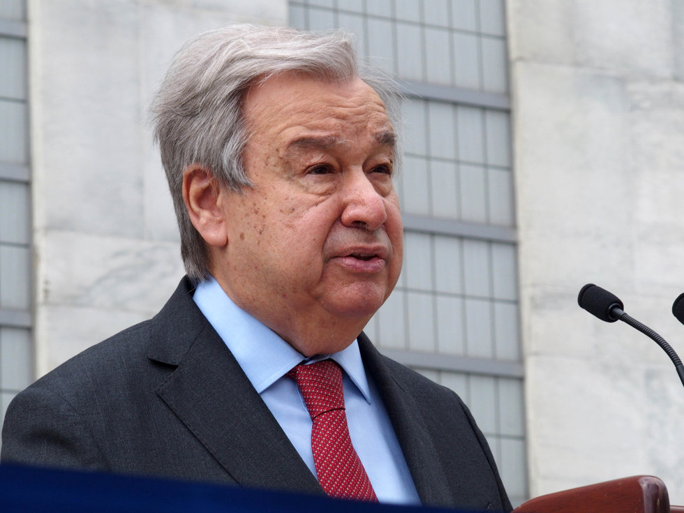 El secretario general de la ONU, António Guterres