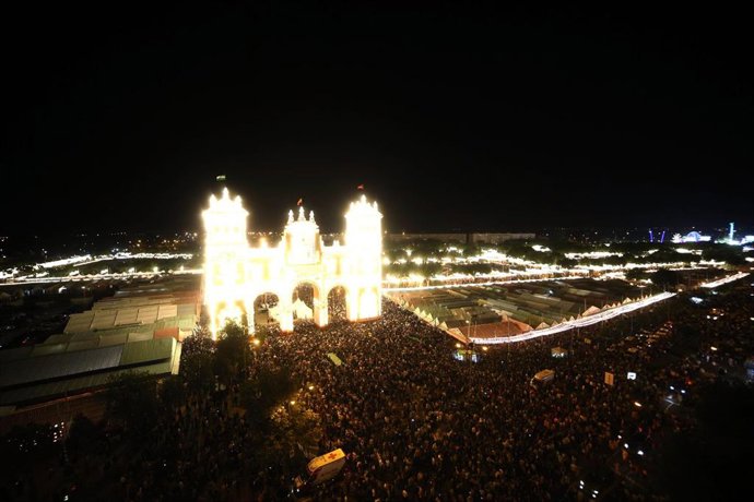 Encendido de la Feria de Abril de Sevilla de 2022