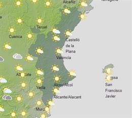 Predicción del tiempo para este domingo 1 de mayo