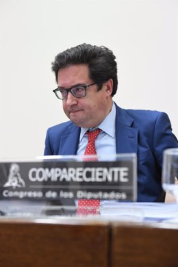 El director del Gabinete del Presidente del Gobierno, Óscar López Águeda, en la Comisión Mixta de Seguridad Nacional, en el Congreso de los Diputados