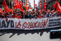 CCOO y UGT Madrid centran la marcha del 1M en pedir desbloqueo de negociaciones colectivas y mejoras en igualdad