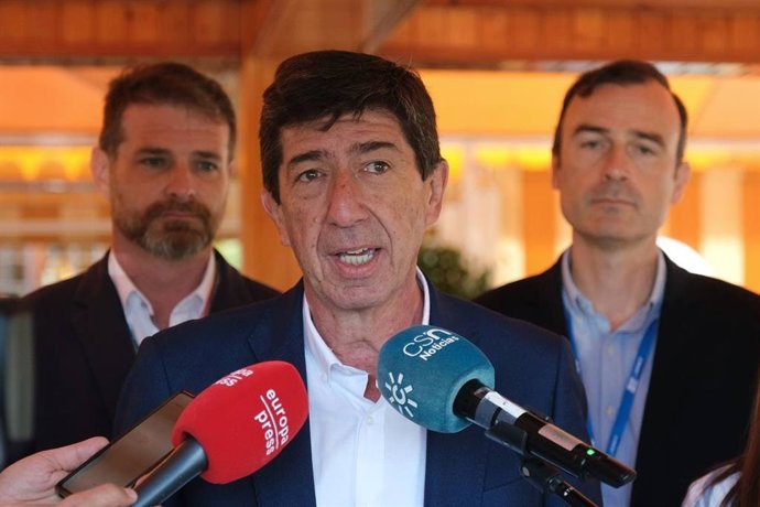 El coordinador autonómico de Ciudadanos (Cs), Juan Marín