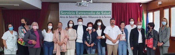 Algunos responsables médicos que utilizan la micropigmentación mamaria 3D en el Hospital de Don Benito-Villanueva de la Serena.