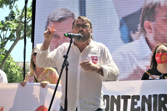 Camil Rosa durant el seu discurs