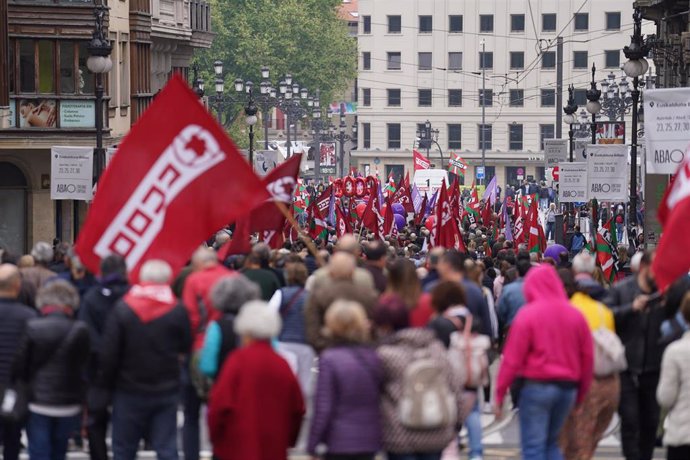 Manifestación del 1 de Mayo en Bilbao