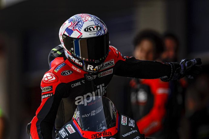 Espargaro Aleix (spa), Aprilia Racing Team Gresini, Aprilia RS-GP, portrait during the MotoGP Gran Premio Red Bull de Espana, 6th round of the 2022 FIM MotoGP World Championship, on the Circuito de Jerez  Angel Nieto from April 29 to May 1, 2022 in Jer