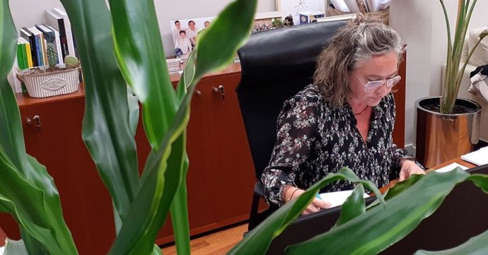 Archivo - La alcaldesa de Fraga, Carmen Costa