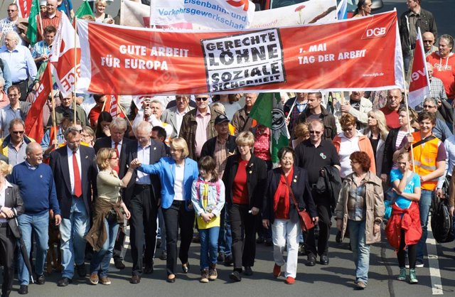 Marchas del Día del Trabajador en Alemania 