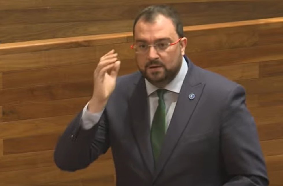 El presidente del Principado, Adrián Barbón