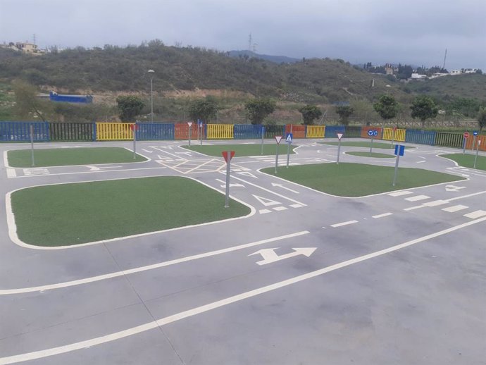 Parque Vial del municipio malagueño de Rincón de la Victoria donde los menores pueden participar en educación vial