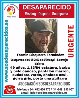 Buscan a un hombre de 49 años desaparecido este domingo en s'Estanyol (Llucmajor).