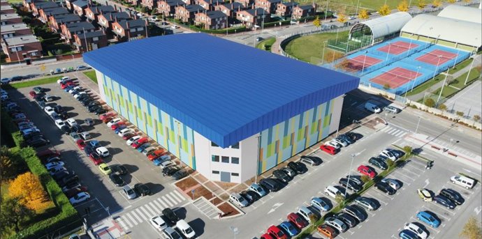 Infografía del nuevo pabellón de La Albericia