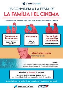 Cartell dels Premis Família 2022