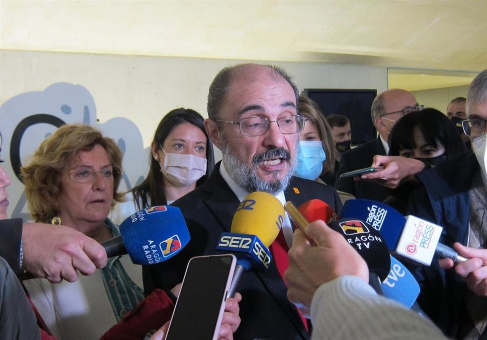 El presidente de Aragón, Javier Lambán.