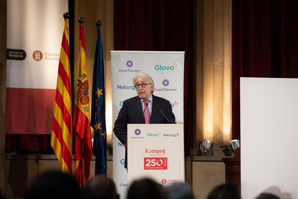Archivo - El presidente de Foment del Treball Josep Sánchez Llibre, en un imagen de archivo.