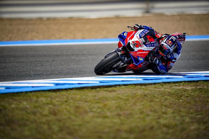 El piloto francés Johan Zarco (Ducati) durante el Gran Premio de España 2022