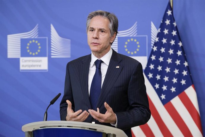 Archivo - El secretario de Estado estadounidense, Antony Blinken