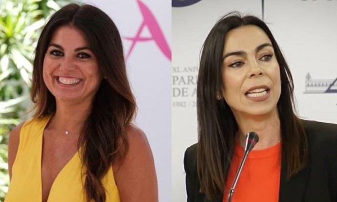Nuria Rodríguez (i) y Teresa Pardo (d) competirán en las primarias de Ciudadanos para encabezar la lista por Málaga al Parlamento andaluz