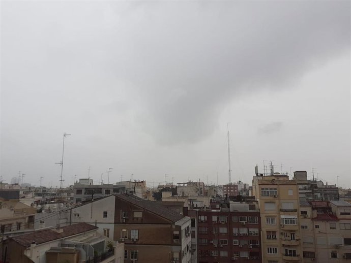Lluvia en Valncia