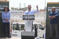 Abascal asegura que Vox se presenta para "ganar" en Andalucía y augura un resultado "espectacular" de Olona el 19J