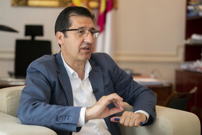 El presidente de la Diputación de Ciudad Real, José Manuel Caballero, en entrevista con Europa Press