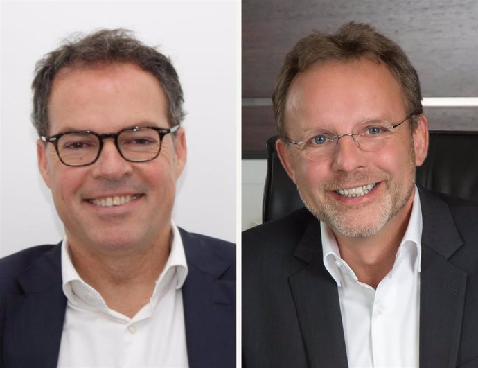 Jordi Llach y Jacques Reber, de Nestlé